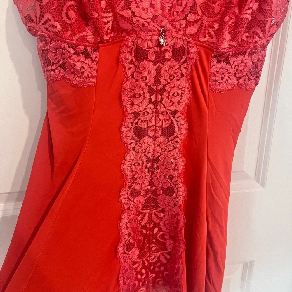 Scarlet Lace Chemise Size Large - Picture 3 of 6